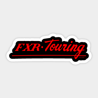 F X R - Touring Solid Red Sticker